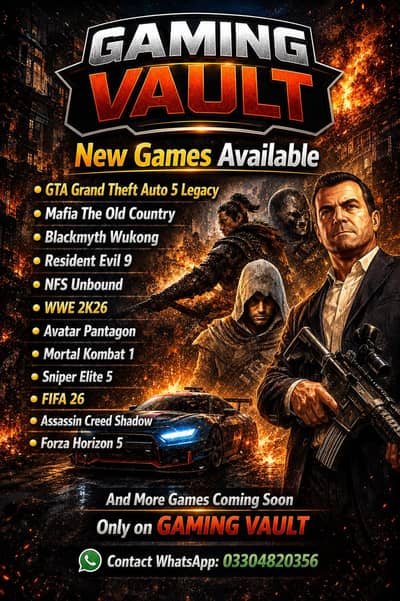 Games GTA V or bhi bhot sarey