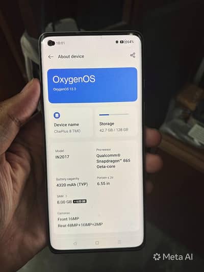 one plus 8 / 128 gb
