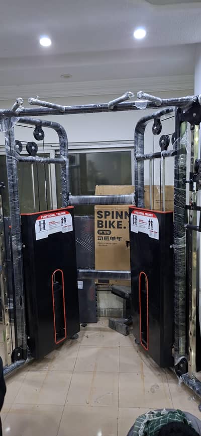 Functional trainer Commercial Machine|4 station | Leg press | Smith .