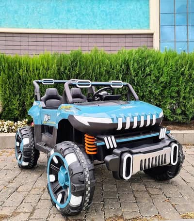 Big Size Two Seater Ride on Jeep Rechargeable for 3-14 Years Age