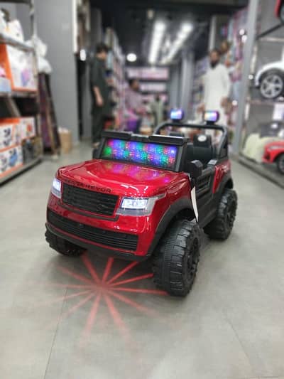 Kids Ride on Jeep Rechargeable for 3-8 Years Age Group Self & Remote