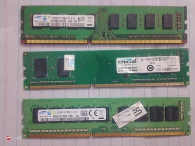 DDR3 Desktop RAM 8GB + 2GB + 2GB Working