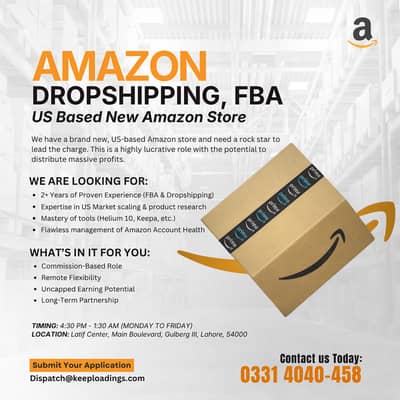 Amazon Dropshipping (US Based New Amazon Store)