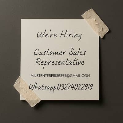 Customer Sales Representative