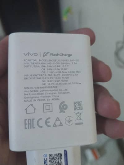 Vivo 90 watts original box pull adapter