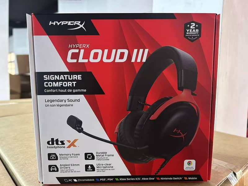 HYPERX CLOUD III – GAMING HEADSET 0