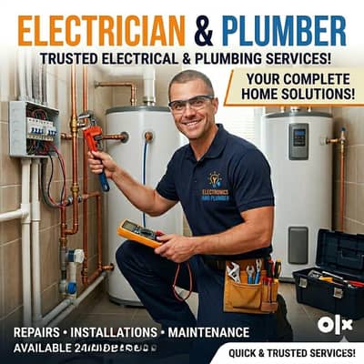 Electrician and plumber services