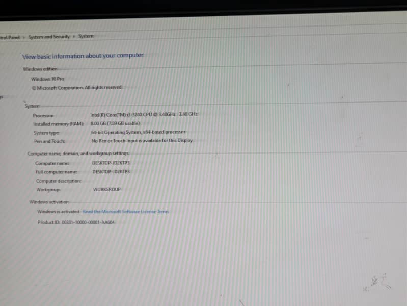 Dell i3 3rd generation 4