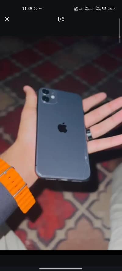 Apple iPhone 11 10/9.5 condition 64gb