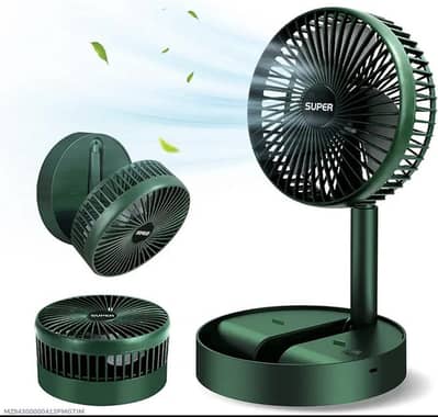 Rechargeable Folding Fan For Loadshedding / Portable Desk Fan