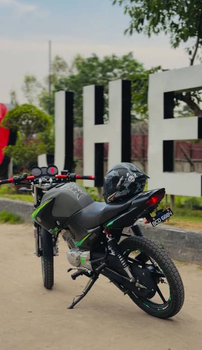 Yamaha YBR 125G 2025 | 5000 KM Driven | Modified | Jhelum Registered