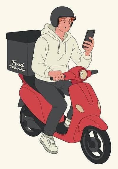 Delivery Rider required