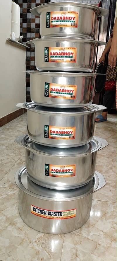 6 set of Cooking pot