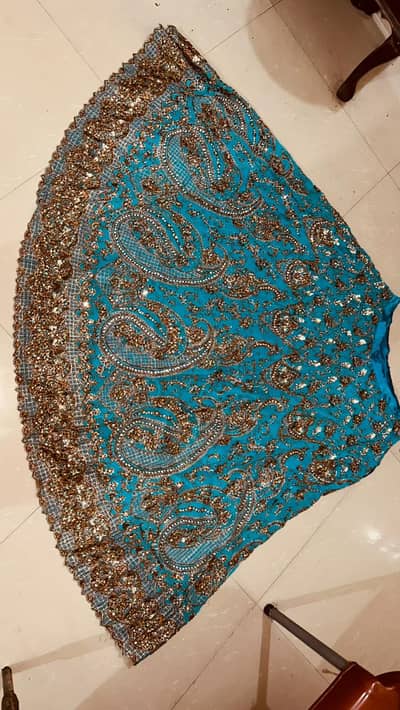 Heavy work lehbga made from Dubai