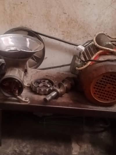 qeema machine meat grinder motor k sath