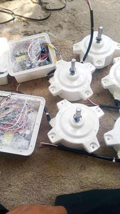 BLDC water proof air cooler motor 100 watts 1400 rpm