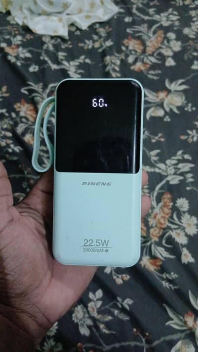 Pineng Power Bank 30000mAh 22.5W Fast Charging – Excellent Condition
