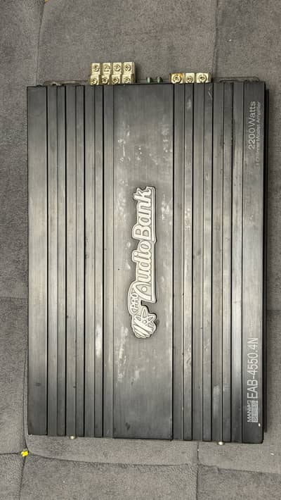 Audio Bank 4 channel 2200watts Amp