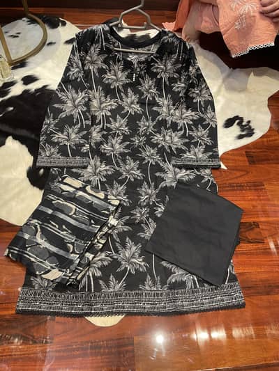 Lawn branded 3pc size m l xl