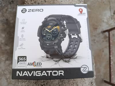 Zero Lifestyle Smart Watch Navigator Black. Just Box Open.