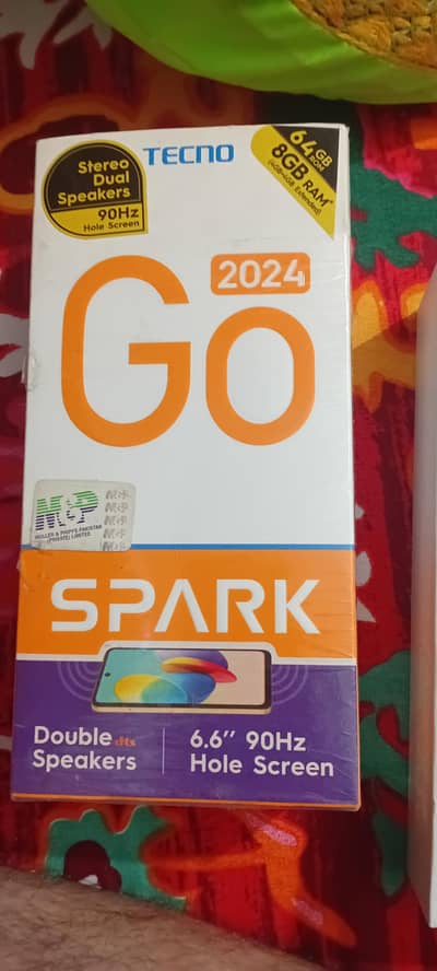 Tecno Spark Go 2024 4+4=8GB 64GB With full Box