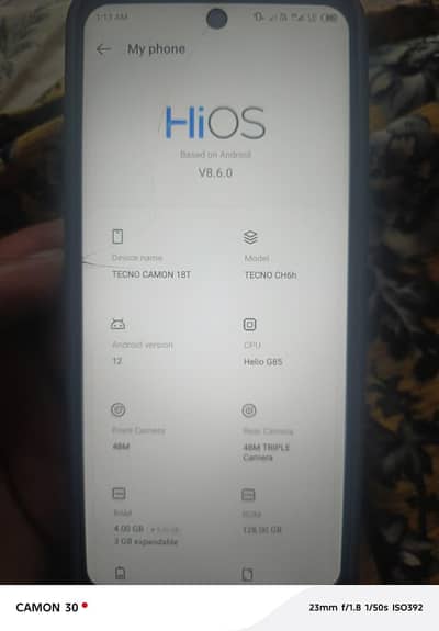 Tecno CAMON 18T