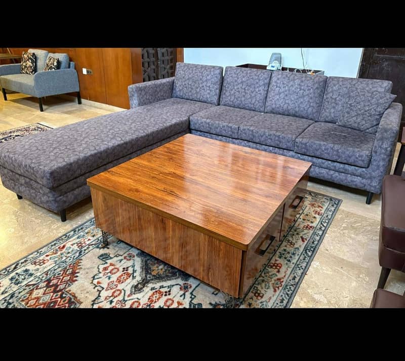 L shaped sofa set 0