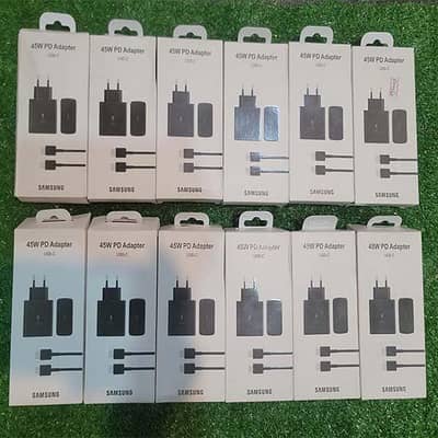 Samsung 45w usb c adpater and cable set
