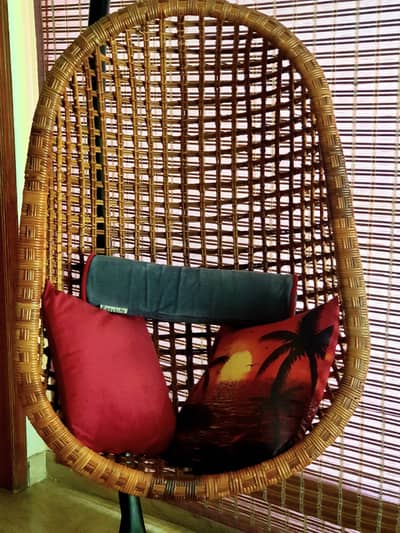 Hand woven Cane swing