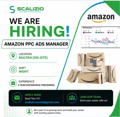 Hiring Amazon Experts | Multan (On-Site)