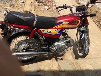 Honda CD70 2025 model total geneun lush condition