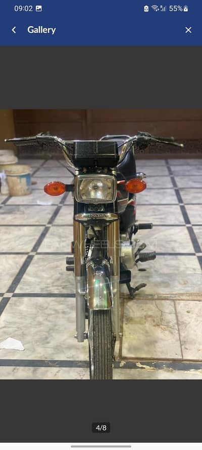 honda 125 black colour