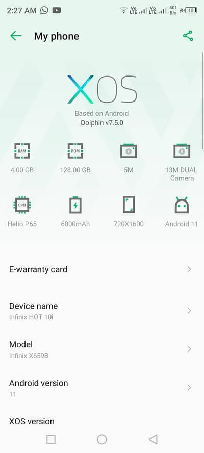 Infinix Hot 10i