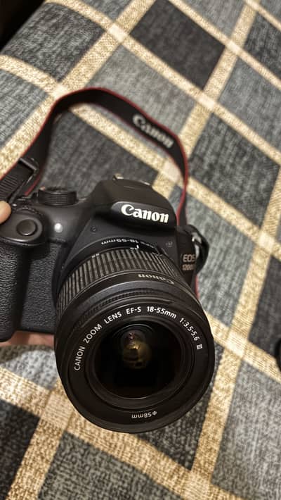 Canon 1200D Camera With 18 - 15 mm Lens