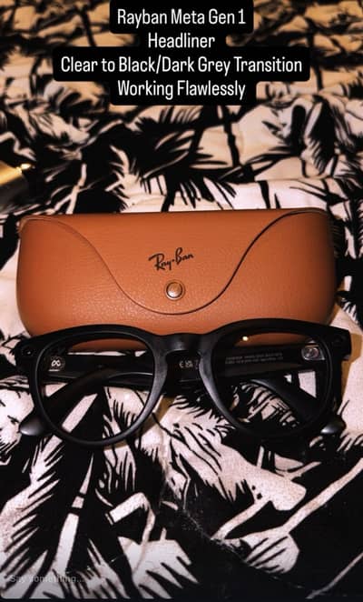 Rayban Meta Glasses Gen 1 Headliner