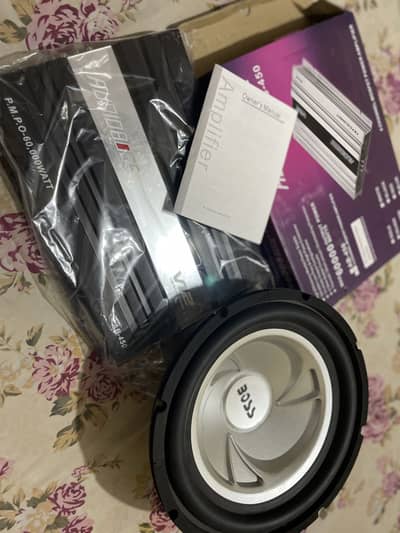 Amplifier and woofer