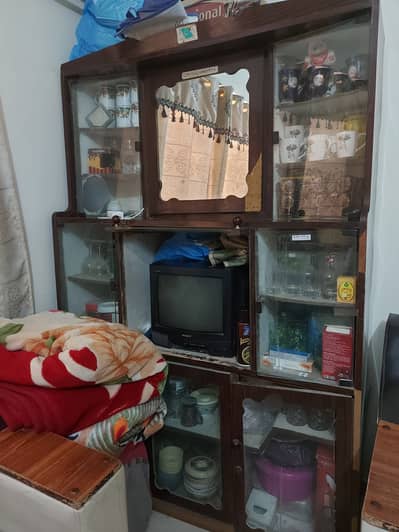 Wooden Showcase divider furniture