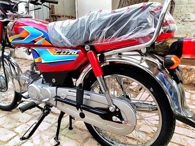 zero meter Honda CD70 Red Okara city Punjab