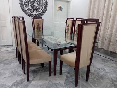 8 chairs dinning shesham wood