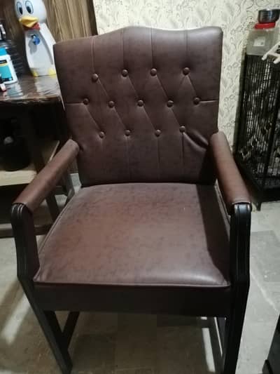 mazboot Wood 4 Chair Brown Color Laider final 10 Hazar Johar mor
