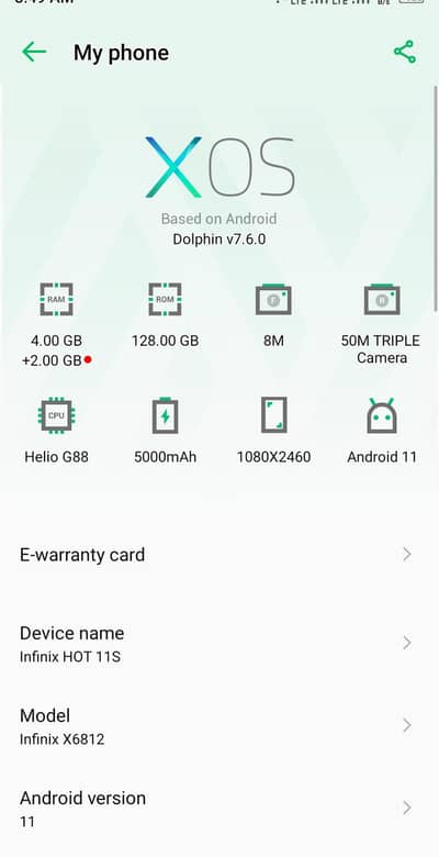 infinix hot 11s