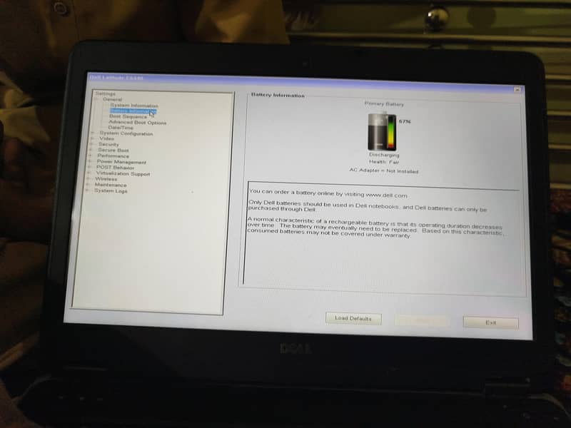 Dell attitude E6440 6