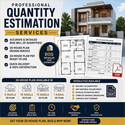 BOQ AND ALSO 2D PLAN FULL DETAILS