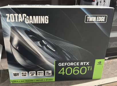 Nvidia RTX 4060Ti 16GB Zotac