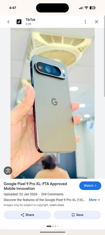 google pixel 9 pro xl pta approved 16/128 exchange possible