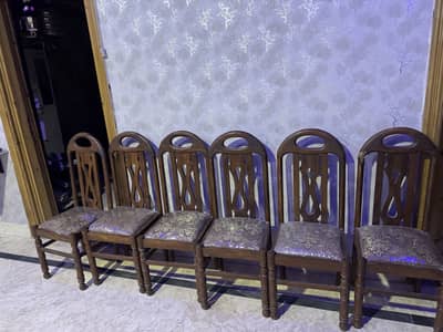  Premium Wooden Dining Chairs – Set of 6