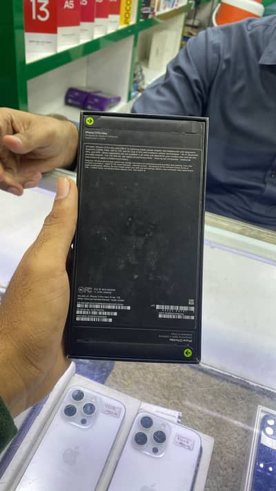 IPHONE 13 Pro Max 1 TERABYTE (TB) Box packed piece 10/10 water seal.