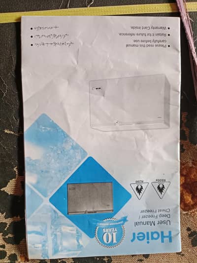Haier best quality freezer 2 door with warranty card