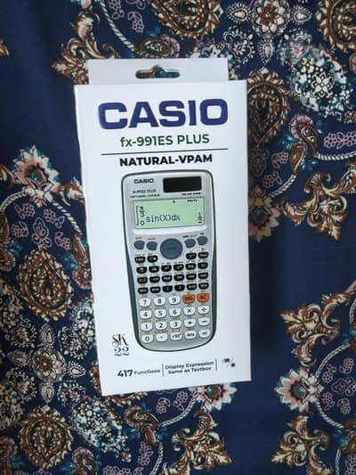 CASIO fx-991ES PLUS calculator with 417 functions