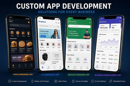 Custom Mobile App Development | Food, Business, Ordering Apps & More